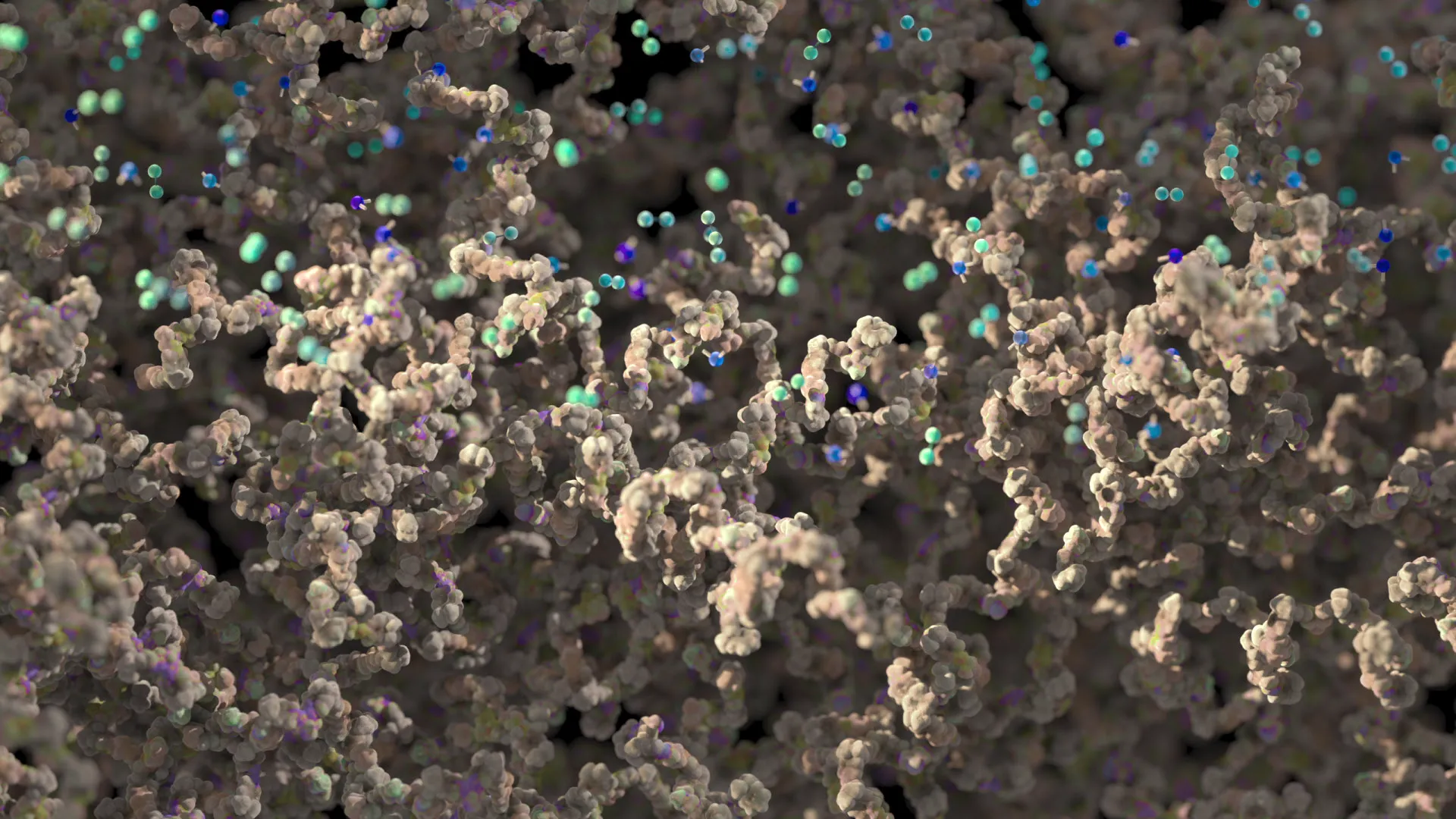 Close-up CGI rendering of paint surface at micro-level, highlighting coating porosity and blister initiation for industrial defect analysis.