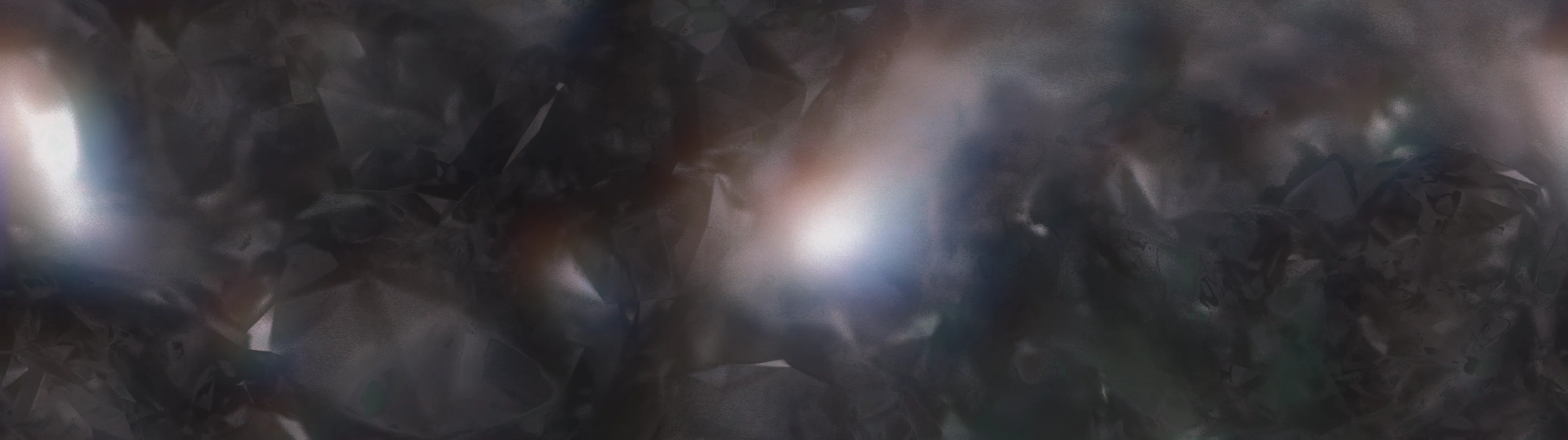 Moody abstract visualization of a dark, gaseous formation in deep space, a minimalist CGI piece focused on spectral and atmospheric qualities.